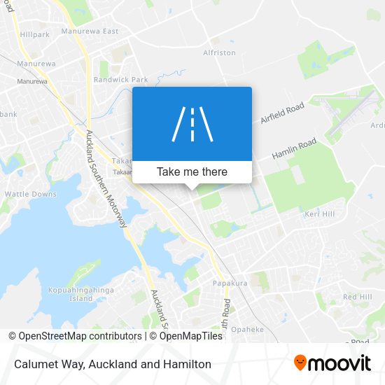 Calumet Way map