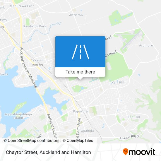 Chaytor Street map