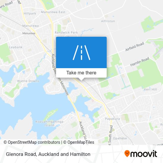 Glenora Road map