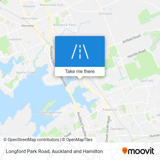 Longford Park Road map
