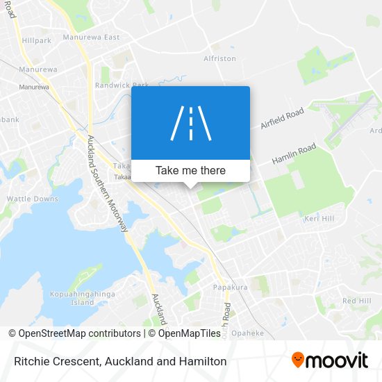 Ritchie Crescent map