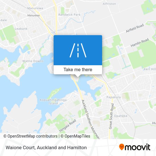 Waione Court map