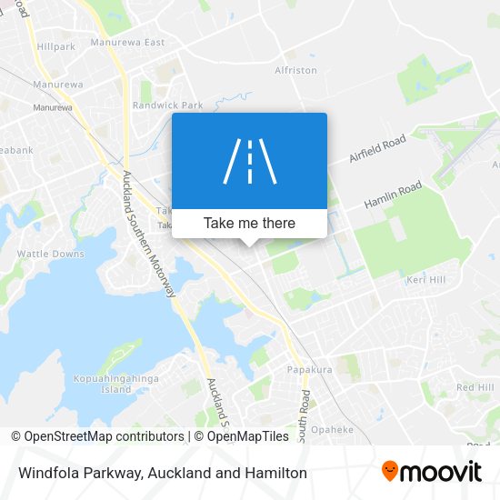 Windfola Parkway map