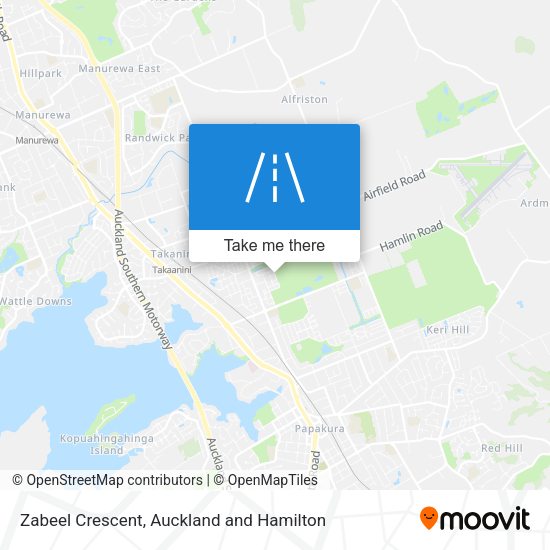 Zabeel Crescent map