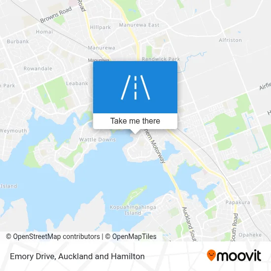 Emory Drive map