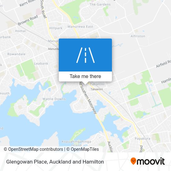 Glengowan Place map