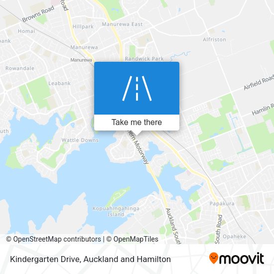 Kindergarten Drive map