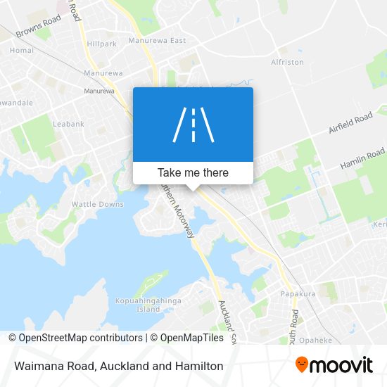 Waimana Road map