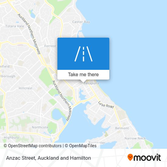 Anzac Street map