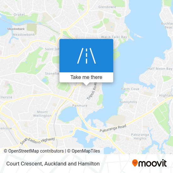 Court Crescent map