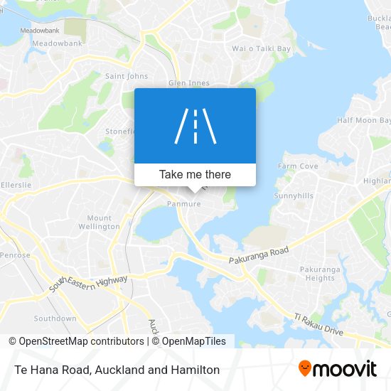 Te Hana Road map