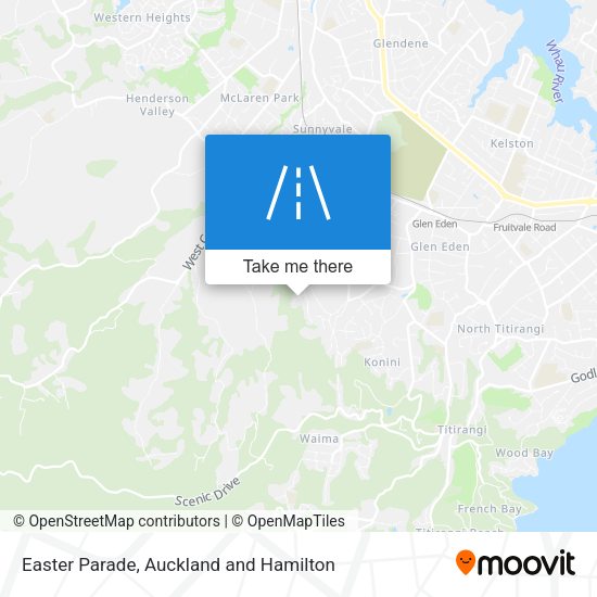 Easter Parade map