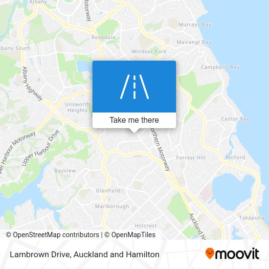 Lambrown Drive map