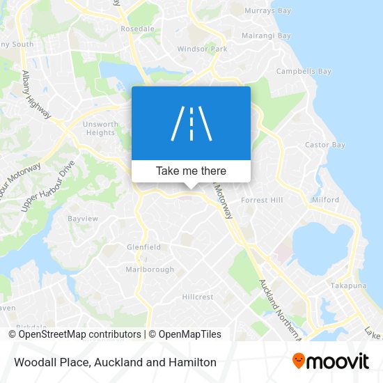 Woodall Place map