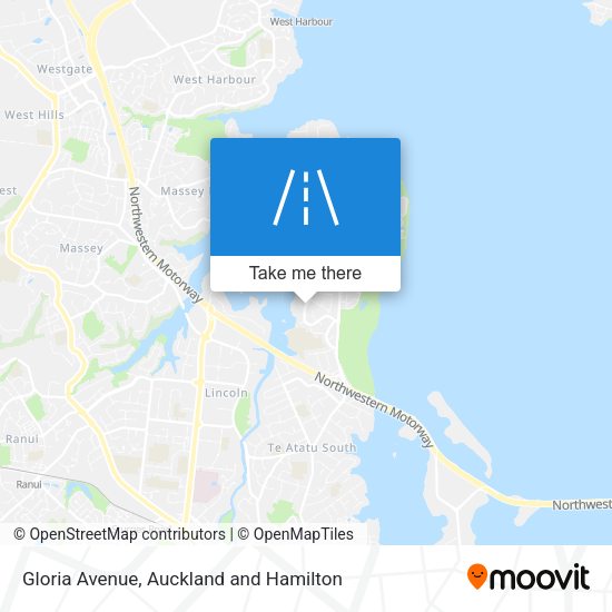 Gloria Avenue map