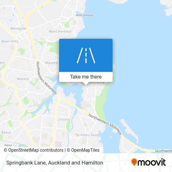 Springbank Lane map