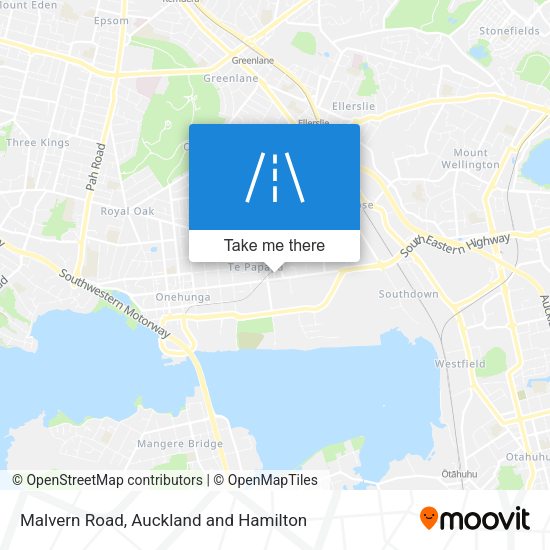 Malvern Road map