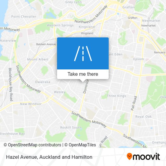 Hazel Avenue map