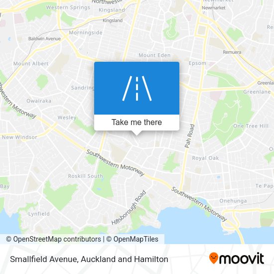 Smallfield Avenue map
