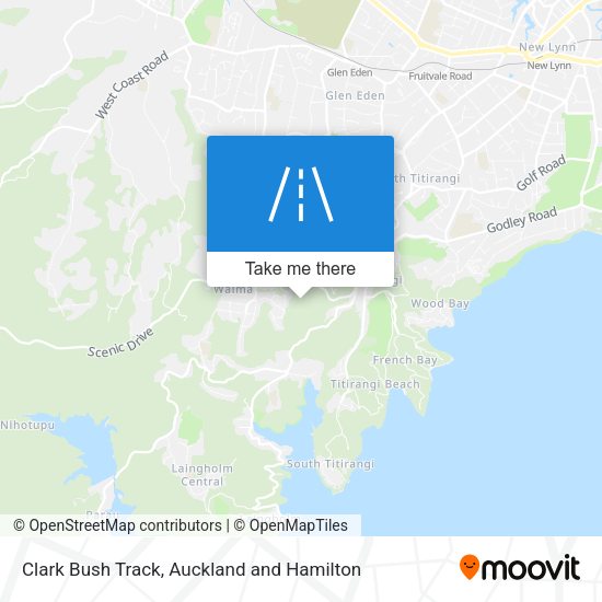 Clark Bush Track map
