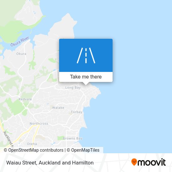 Waiau Street map