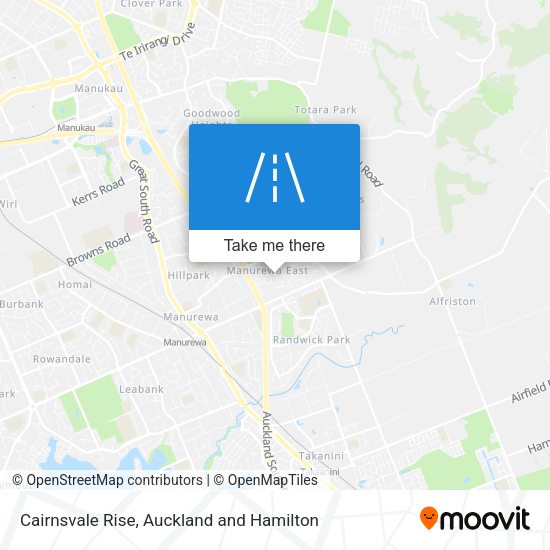 Cairnsvale Rise map