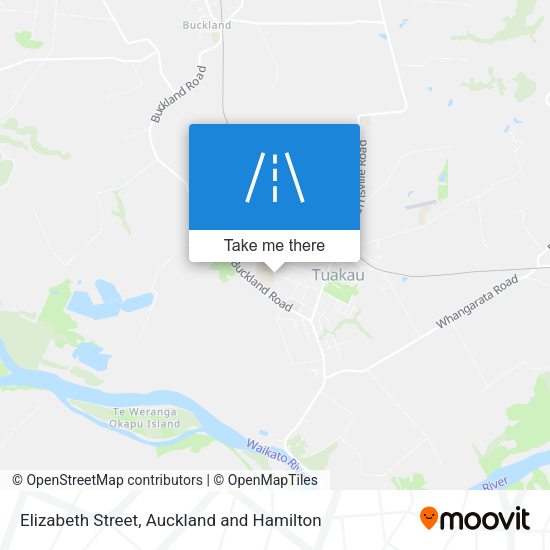 Elizabeth Street map