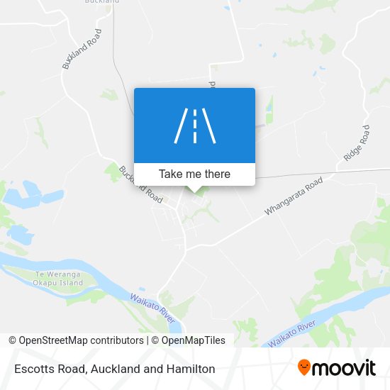 Escotts Road map