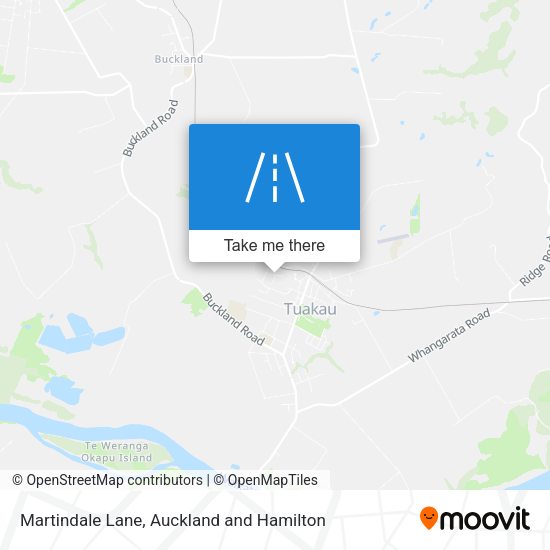 Martindale Lane map