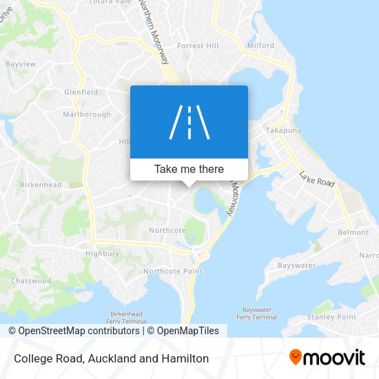 College Road map