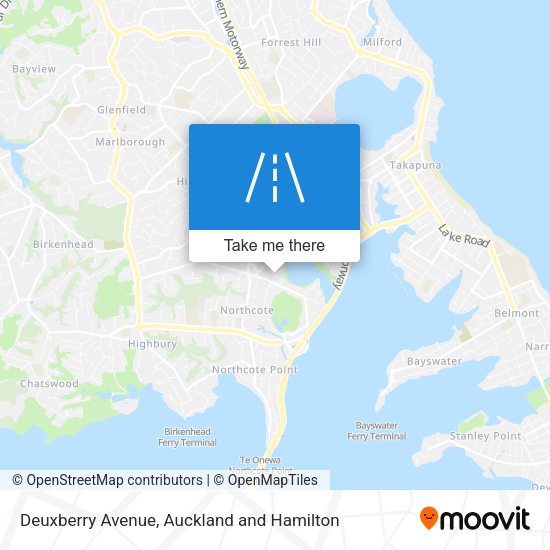 Deuxberry Avenue map