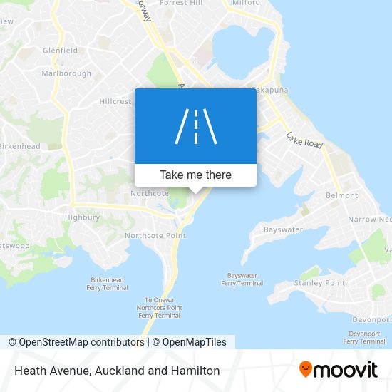 Heath Avenue map