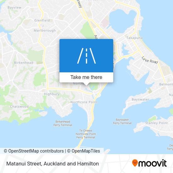 Matanui Street map