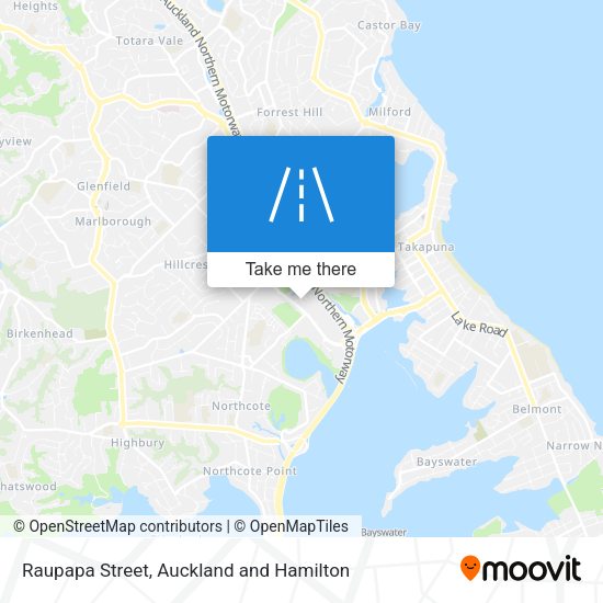 Raupapa Street map