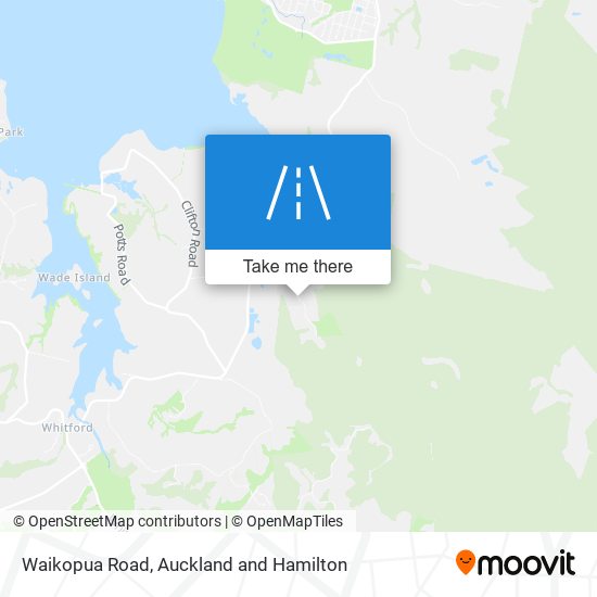 Waikopua Road map