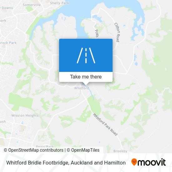 Whitford Bridle Footbridge map