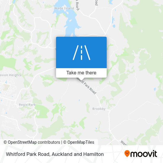 Whitford Park Road map