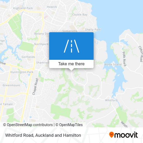 Whitford Road map