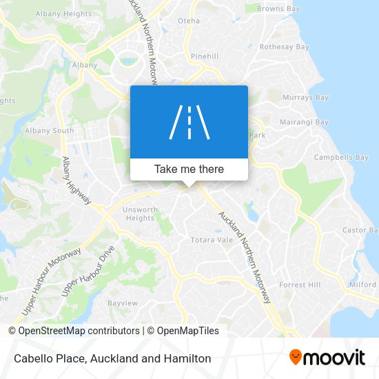 Cabello Place map