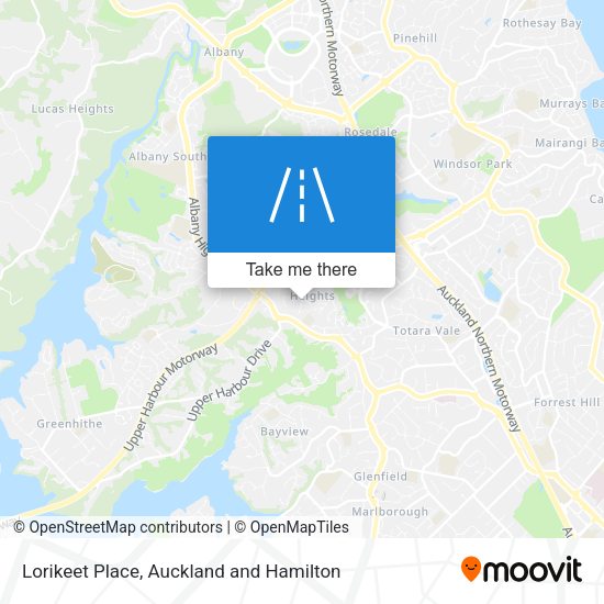 Lorikeet Place map