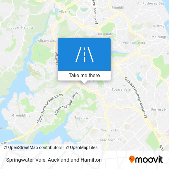 Springwater Vale map