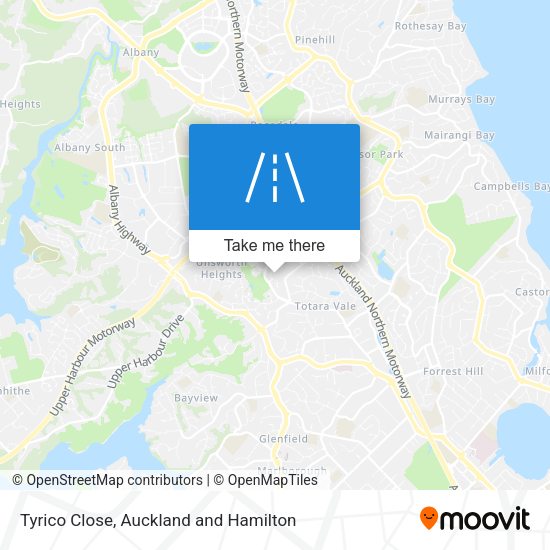Tyrico Close map