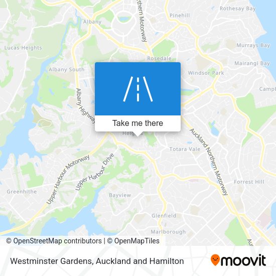 Westminster Gardens map
