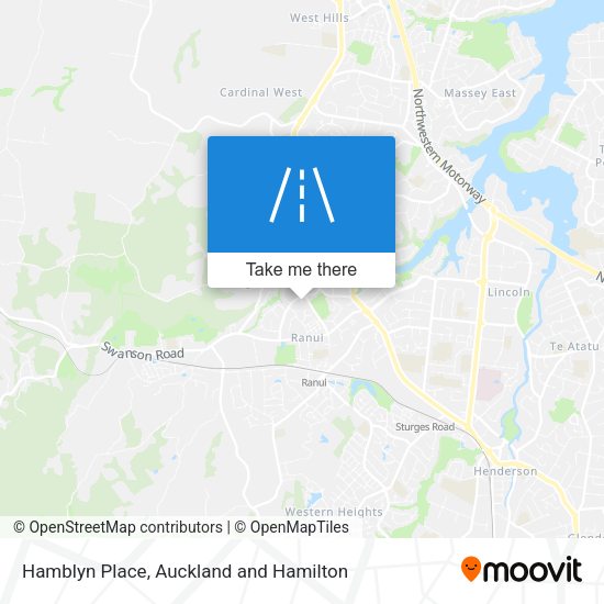 Hamblyn Place map