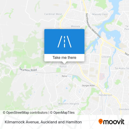 Kilmarnock Avenue map