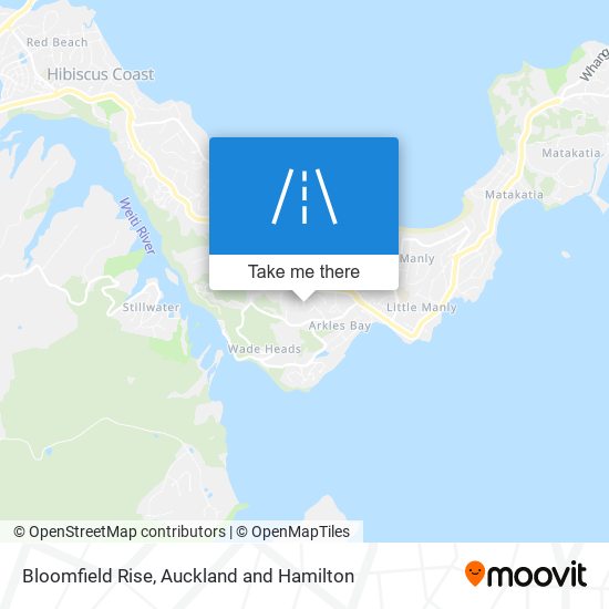 Bloomfield Rise map