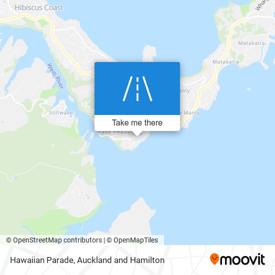 Hawaiian Parade map