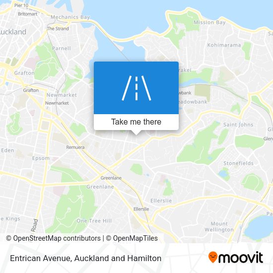 Entrican Avenue map