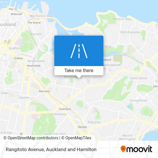 Rangitoto Avenue map