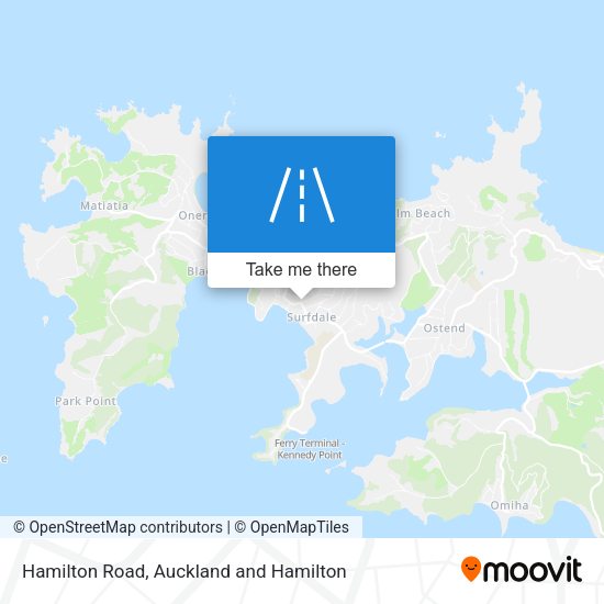 Hamilton Road map